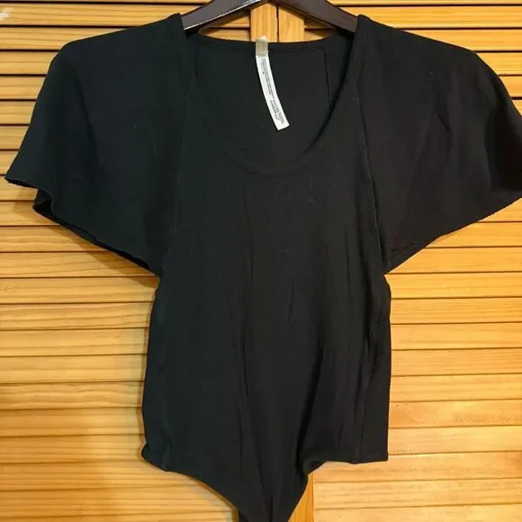 Free People Black bodysuit size medium - Picture 4 of 7
